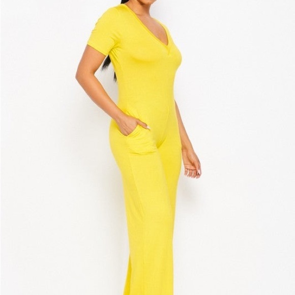 #81 Yellow Jumpsuit - Picture 3 of 4